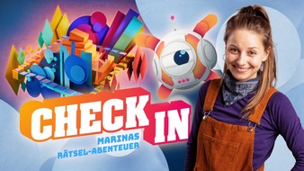 KiKA - Der Kinderkanal ARD/ZDF: Premiere von "CHECK IN - Marinas Rätsel-Abenteuer" / Start des Reportage-Formats mit Marina Blanke: 1. September 2025 bei KiKA