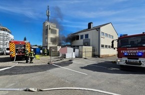 Feuerwehr der Stadt Arnsberg: FW-AR: Gebäudebrand in einem leerstehendem Gewerbebetrieb