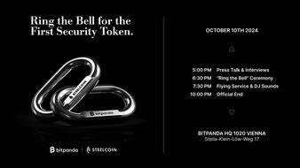 Steelcoin x Bitpanda: AVISO Pressegespräch & „Ring the Bell“ – Bitpanda x Steelcoin