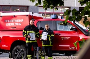 Feuerwehr Iserlohn: FW-MK: Einsatzkräfte sammeln Kilometer für den guten Zweck