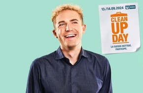 IG saubere Umwelt IGSU: Communiqué: «Avec humour contre le littering: le Clean-Up-Day national d’IGSU avec l’humoriste Michael Elsener»