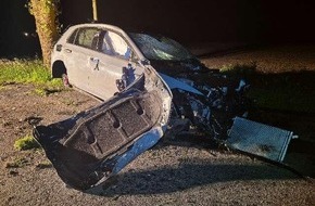 Polizeiinspektion Oldenburg-Stadt / Ammerland: POL-OL: ++Westerstede : Verkehrsunfall mit einem schwerverletzten Unfallbeteiligten++