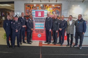 Feuerwehr Hamburg: FW-HH: Hamburg - Chicago: Feuerwehren bekräftigen Zusammenarbeit durch Letter of Intent