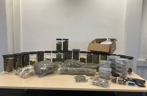 Polizeipräsidium Rostock: POL-HRO: Ermittlungserfolg des Kriminalkommissariats Rostock und der Staatsanwaltschaft Rostock - Mehrere Kilogramm Betäubungsmittel bei Durchsuchung in Rostock sichergestellt