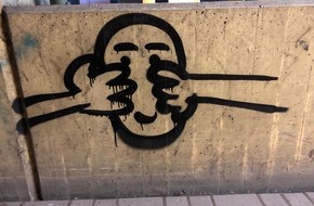 Polizeidirektion Neustadt/Weinstraße: POL-PDNW: Graffiti-Sprayer festgenommen