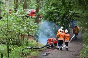 Kreisfeuerwehrverband Lüchow-Dannenberg e.V.: FW Lüchow-Dannenberg: Kreisfeuerwehrbereitschaft Lüchow-Dannenberg übt im Landkreis Harburg +++ über 120 Einsatzkräfte mit mehr als 20 Fahrzeugen unterwegs