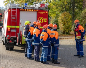 FW Kamen: Stadtübung der Jugenfeuerwehr Kamen