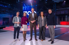 NDR Norddeutscher Rundfunk: "Die 100 - was Deutschland bewegt" mit Ingo Zamperoni: Zuschauerinnen und Zuschauer können live mit abstimmen