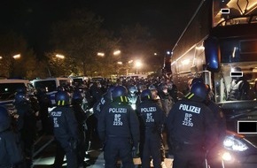 Bundespolizeidirektion Hannover: BPOLD-H: Nach Auseinandersetzungen von Fußballfans und Angriffen auf Polizeibeamte konnten Tatverdächtige und Zeugen festgestellt werden