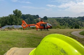 Feuerwehr Ratingen: FW Ratingen: Ratingen-Schwarzbach, Diepensieper Weg, 09:51 Uhr, 05.08.2021