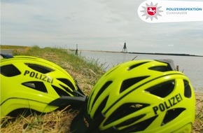 Polizeiinspektion Cuxhaven: POL-CUX: Das Präventionsteam der Polizei Cuxhaven lädt wieder zu einer Radtour in Cuxhaven ein (Lichtbild in der Anlage)
