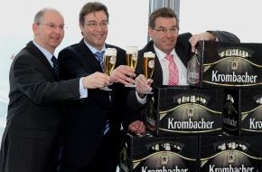 Krombacher Brauerei GmbH & Co.: Krombacher mit Allzeithoch bei Ausstoß und Umsatz / Erstmals über 6,5 Mio. Hektoliter (BILD)