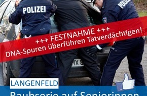 Polizei Mettmann: POL-ME: Handtaschenraubserie in Langenfeld endgültig aufgeklärt: 41-jähriger Langenfelder in Untersuchungshaft - Langenfeld - 2003033