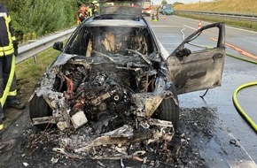 Polizeiinspektion Stade: POL-STD: BMW auf A 26 ausgebrannt - keine Personen verletzt, Einbrecher in Ritschermoor
