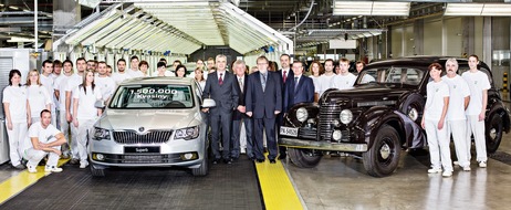 Skoda Auto Deutschland GmbH: 1,5 Millionen SKODA in Kvasiny gebaut (FOTO)