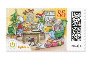 DHL Group: PM: „Weihnachtsbäckerei“ ist Deutschlands schönste Briefmarke 2024