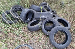 Polizeipr&auml;sidium Freiburg: POL-FR: Emmendingen-Mundingen / K&ouml;ndringen: Altreifen illegal in den Reben entsorgt - Zeugen gesucht