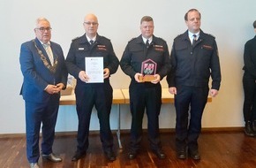 Freiwillige Feuerwehr Olsberg: FF Olsberg: Feuerwehr Olsberg belegt 2. Platz beim Heimat-Preis der Stadt Olsberg