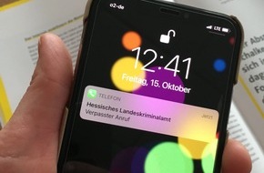 Hessisches Landeskriminalamt: LKA-HE: Bundesweite Betrugsmasche - Fake-Anrufe im Namen des Hessischen Landeskriminalamts