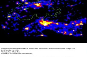 Schweizerischer Nationalfonds / Fonds national suisse: SNF: Schwindende Nacht über dem Alpenraum - Alpine Nachtlandschaften der 1970er Jahre erstmals rekonstruiert