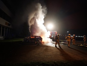 KFV Sigmaringen: Fahrzeugbrand