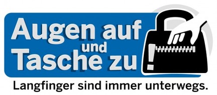 Polizei Bochum: POL-BO: Landesweite Aktionskampagne "Augen auf und Tasche zu!" startet heute!