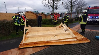 FW-WRN: Technische Hilfe Sturm: Mehrere Einsätze für die Freiwillige Feuerwehr Werne