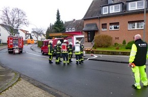 Feuerwehr Dortmund: FW-DO: Dortmund Derne - Schaden im Gasleitungsnetz sorgt für Feuerwehreinsatz