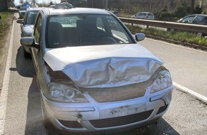 Polizeidirektion Kaiserslautern: POL-PDKL: Drei Autos in Unfall verwickelt
