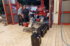 Kreisfeuerwehrverband Calw e.V.: KFV-CW: Katastrophenschutzzug "Hochwasser" des Kreises Calw hilft bei Hochwasserkatastrophe in Rheinland-Pfalz