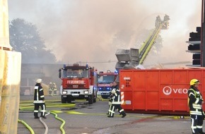 Polizeiinspektion Stade: POL-STD: Großfeuer in Harsefeld richtet Millionenschaden an