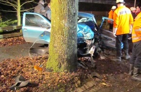Polizeiinspektion Cuxhaven: POL-CUX: Einbrüche und erfolglose Einbruchversuche in Nordenham, Bramstedt, Sellstedt, Otterndorf und Hagen - 22-Jährige nach Baumunfall schwer verletzt in Klinik