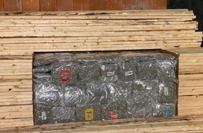 Zollfahndungsamt Berlin-Brandenburg: ZOLL-BB: Mehr als eine Tonne Marihuana sichergestellt - Mutmaßliche Bande festgenommen