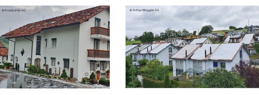 Gebäudehülle Schweiz / Enveloppe des édifices Suisse: Couvreurs à la rescousse après les intempéries
