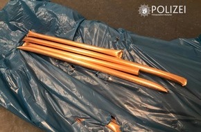 Polizeipräsidium Westpfalz: POL-PPWP: Wem gehören die Kupferrohre?