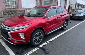 Polizeidirektion Pirmasens: POL-PDPS: Hoher Sachschaden nach Unfallflucht in der Poststra&szlig;e