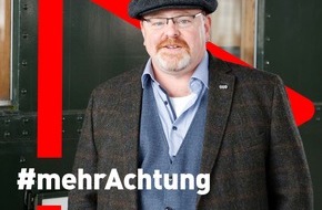 EVG Eisenbahn- und Verkehrsgewerkschaft: EVG-Vorstandsmitglied Frank Hauenstein fordert #mehrAchtung