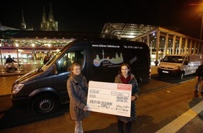 Openbank Deutschland: Santander spendet 3 000 Euro f&uuml;r ersten K&ouml;lner K&auml;ltebus
