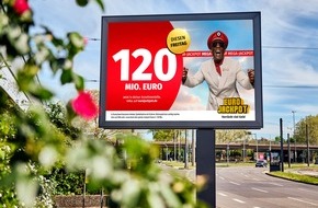 WestLotto: Eurojackpot: Million&auml;r im Raum Essen / Am Freitag (22. Mai) wartet der MEGA-Jackpot von 120 Millionen Euro
