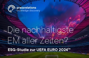 pressrelations GmbH: Studie zur UEFA EURO 2024: ESG-Themen gehen bei "nachhaltigster EM aller Zeiten" medial unter