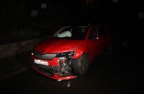 Polizei Rheinisch-Bergischer Kreis: POL-RBK: Overath - Verkehrsunfall mit vier beteiligten Pkw - Verdacht auf Fahren unter Alkoholeinfluss