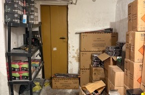 Polizei Essen: POL-E: Essen: Illegaler Handel mit Pyrotechnik - Ermittler stellen über eine halbe Tonne Sprengstoff sicher