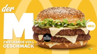 McDonald's Deutschland: "Der M®": Zwei Hände voll Geschmack ab sofort bei McDonald's in Deutschland