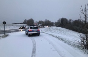 Polizeidirektion Wittlich: POL-PDWIL: erster Schnee führt zu leichten Beeinträchtigungen