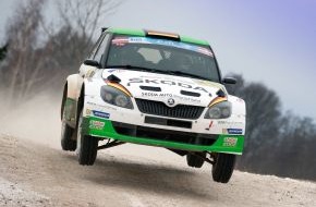 Skoda Auto Deutschland GmbH: SKODA gewinnt mit Lappi/Ferm die Rallye Lettland - Wiegand/Christian auf Platz fünf (FOTO)