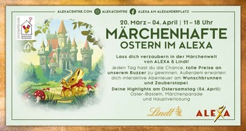 B.C Neumann PR: ALEXA feiert gemeinsam mit Lindt eine m&auml;rchenhafte Osterzeit