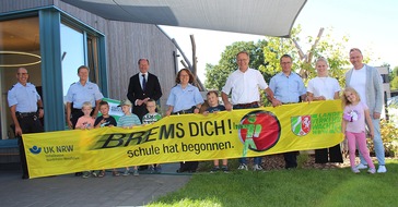Polizei Warendorf: POL-WAF: Kreis Warendorf. Brems Dich! Schule hat begonnen - Verkehrswacht Warendorf und Kreispolizeibehörde Warendorf machen gemeinsam mit angehenden Schulkindern auf Schulbeginn aufmerksam