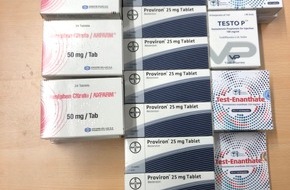 Hauptzollamt Dortmund: HZA-DO: Dopingmittel geschmuggelt / Zoll stoppt Reisenden mit Tabletten und Ampullen im Gepäck