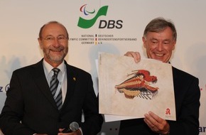 ABDA Bundesvgg. Dt. Apothekerverbände: Apotheken unterstützen Engagement des Bundespräsidenten / Limitierte Auflage einer Illustration zugunsten der Paralympischen Jugend