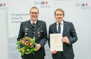 Landesfeuerwehrverband Schleswig-Holstein: FW-LFVSH: Bundesverdienstkreuz für Landesbrandmeister Detlef Radtke